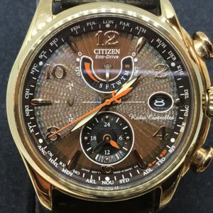 Citizen Eco Drive World Timer Radio Controlled Gn 4w S 12g Rootbeer Dial Watch Watchcharts