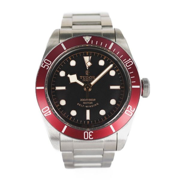 Tudor Black Bay Heritage Rose Burgundy Smiley 41mm 79220R | WatchCharts ...