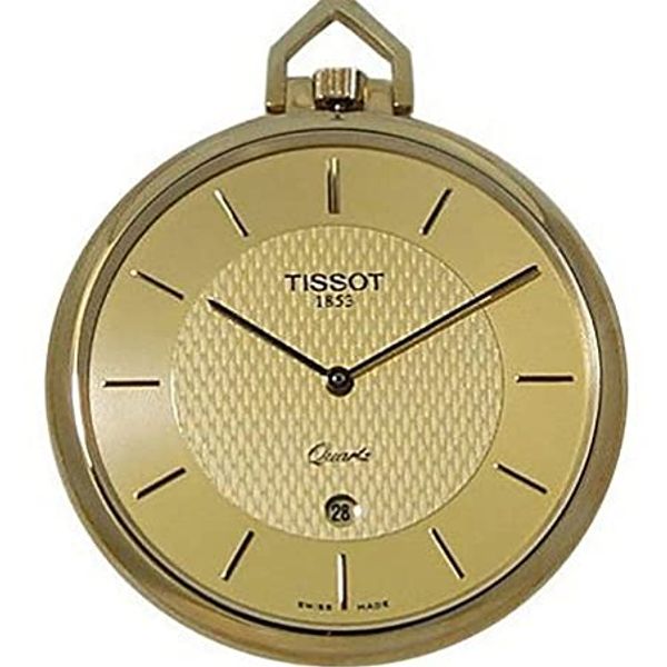 Pocket watch Tissot Tissot TPocket 14K Yellow Gold Date GoldTone Dial
