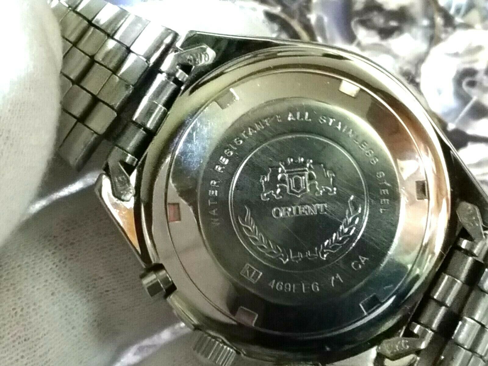 Orient World Time Automatic Vintage 469EE6-71 From Japan Free