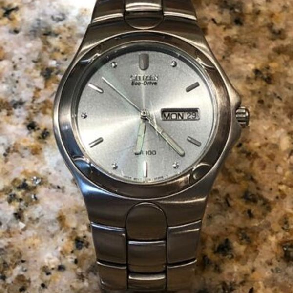 Citizen Eco-Drive E100-K17535 GN-4W-S WR 100m Stainless Steel Men's Wrist Watch | WatchCharts