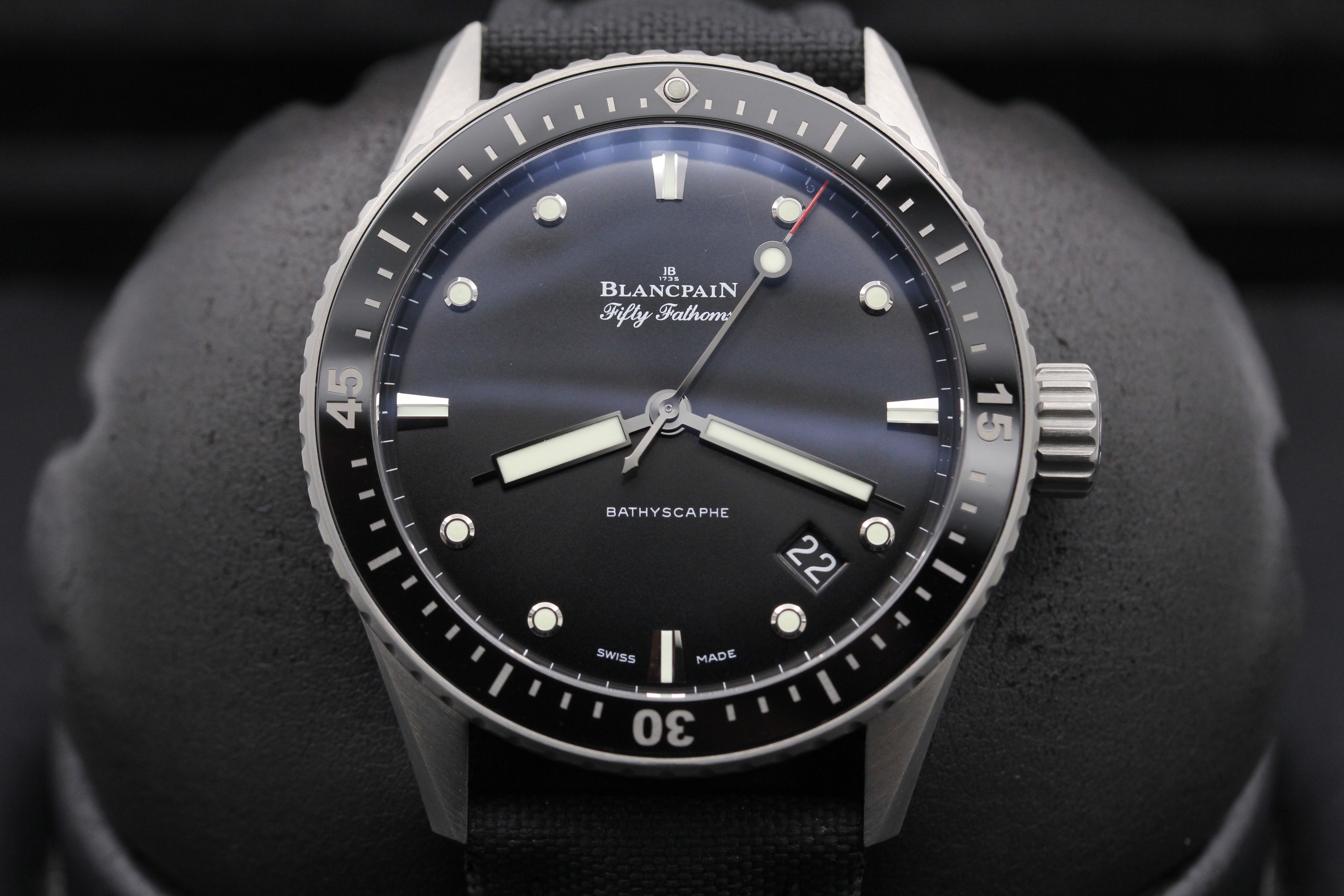 FSOT Blancpain Fifty Fathoms Bathescaphe Titanium 5000 1230NABA