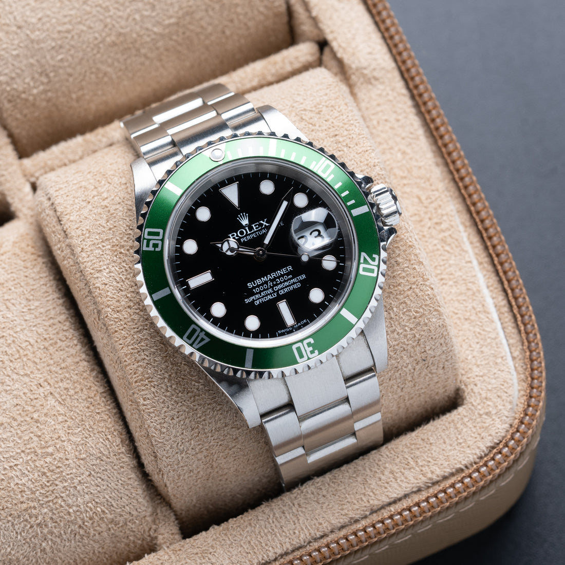 ROLEX SUBMARINER KERMIT CIRCA 2005 Ref. 16610 LV. F ser…