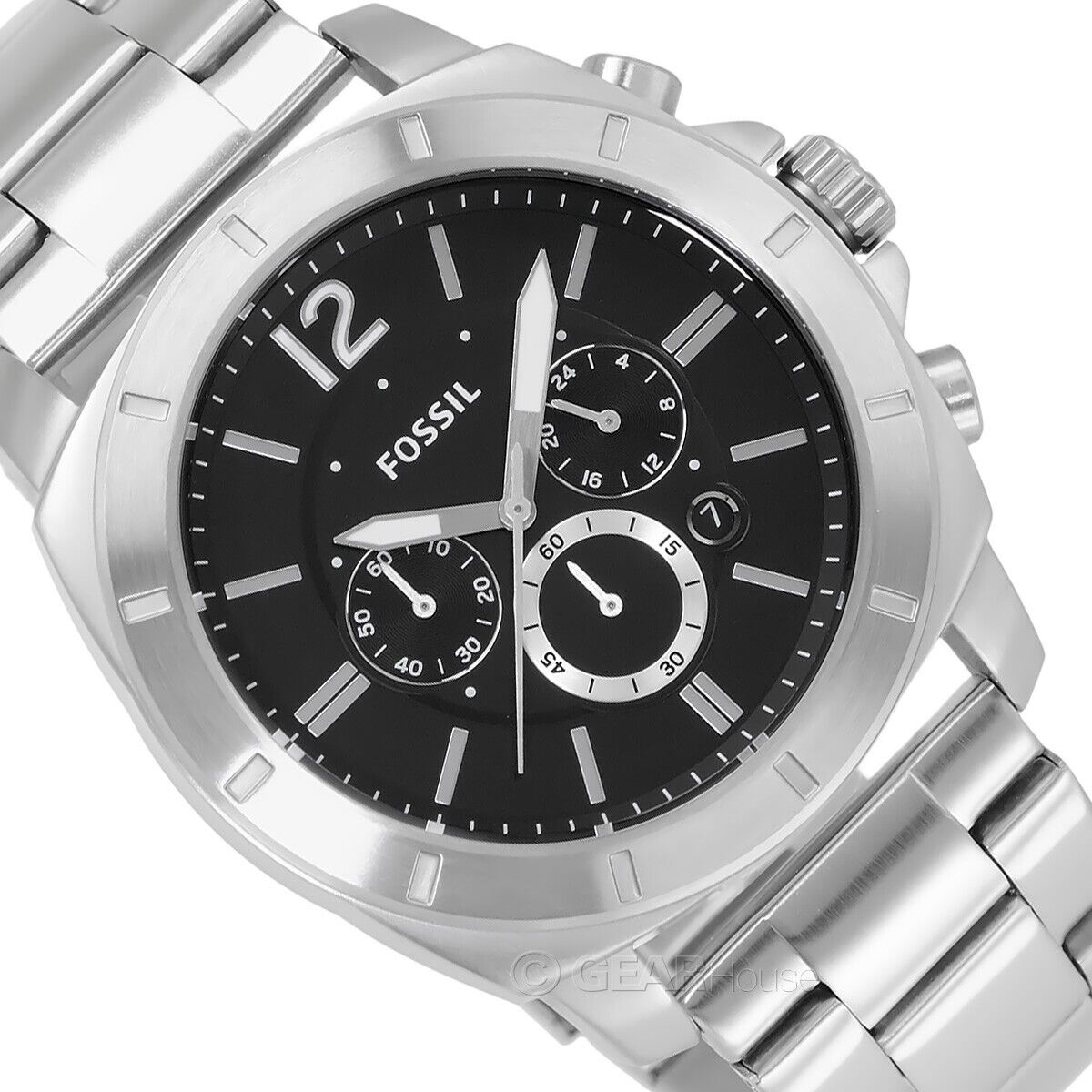 FOSSIL Privateer Sport Mens Chronograph Watch, Black Dial