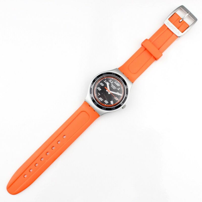 2007 Swatch Irony Big JUNGLE JOY watch w/ Date YGS4029  display picture 2