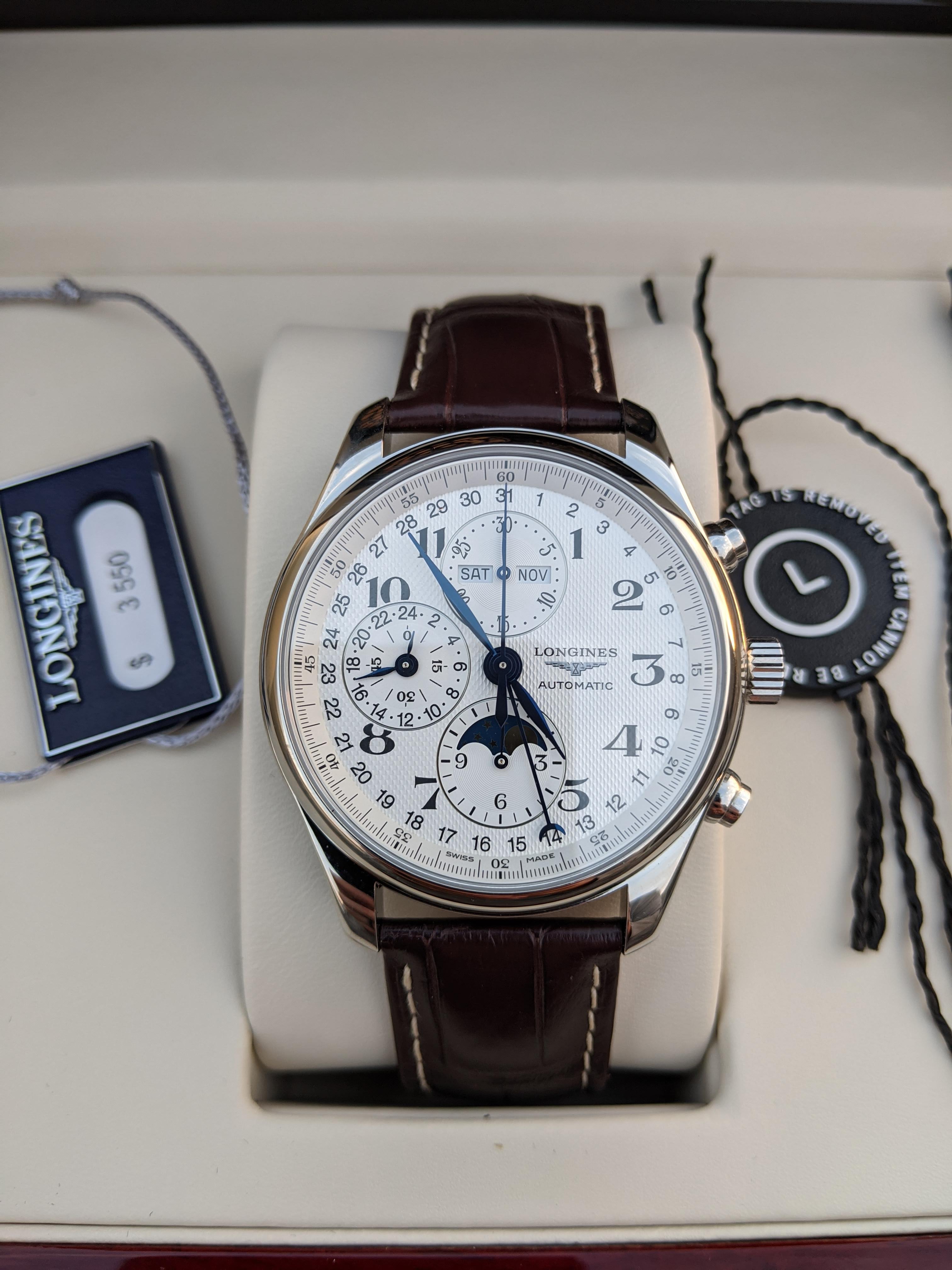 FS Longines Master Collection Chronograph with Moonphase L2.773.4