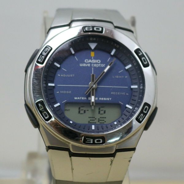 Casio Wave Ceptor WVA105H 2734 Mens Digital Watch Vintage WatchCharts
