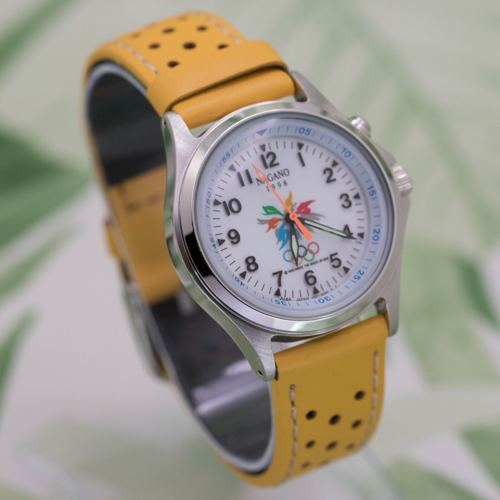 1998 ALBA (SEIKO) V671-6000 NAGANO 20BAR BACKLIGHT ANALOGUE
