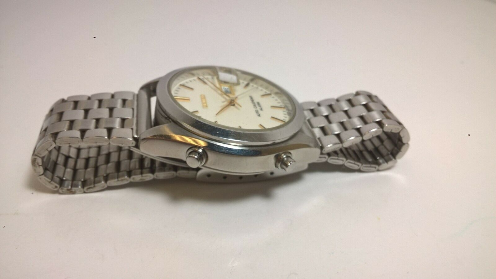Stealthy Seiko Auto Calendar Alarm SGBTE005 6M26-8050 Dancing 