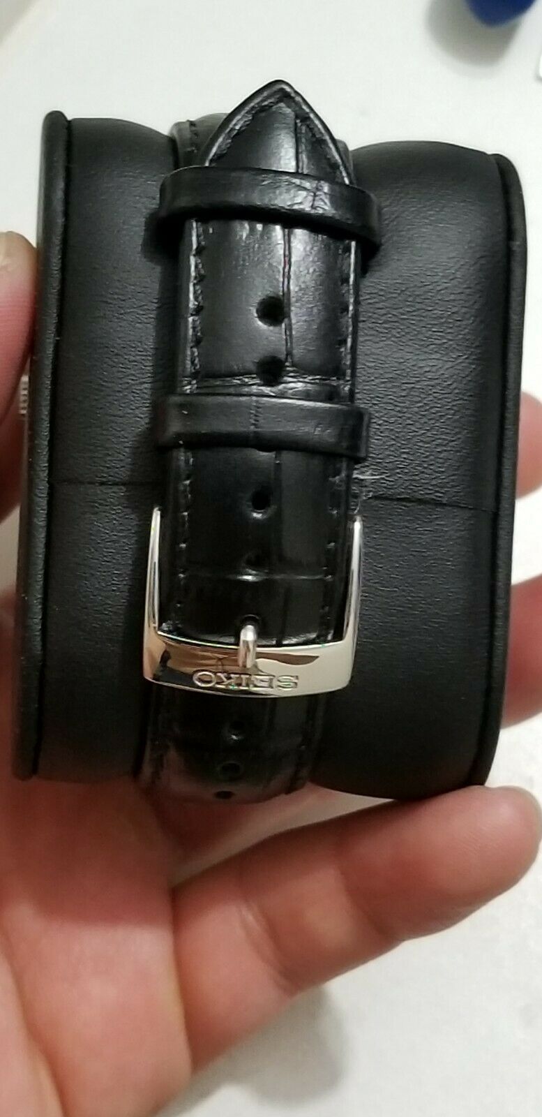 seiko kinetic leather strap srn071 srn071p1 srn071p men's watch