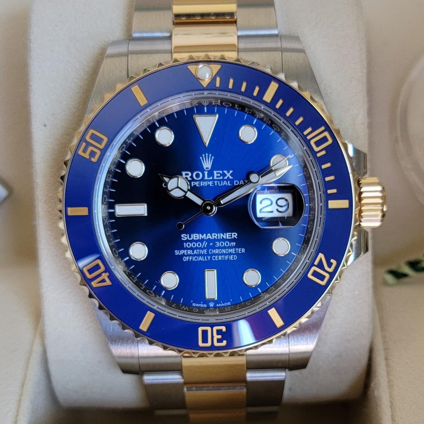 2020 Rolex Submariner Bluesy 126613LB Full set WatchCharts