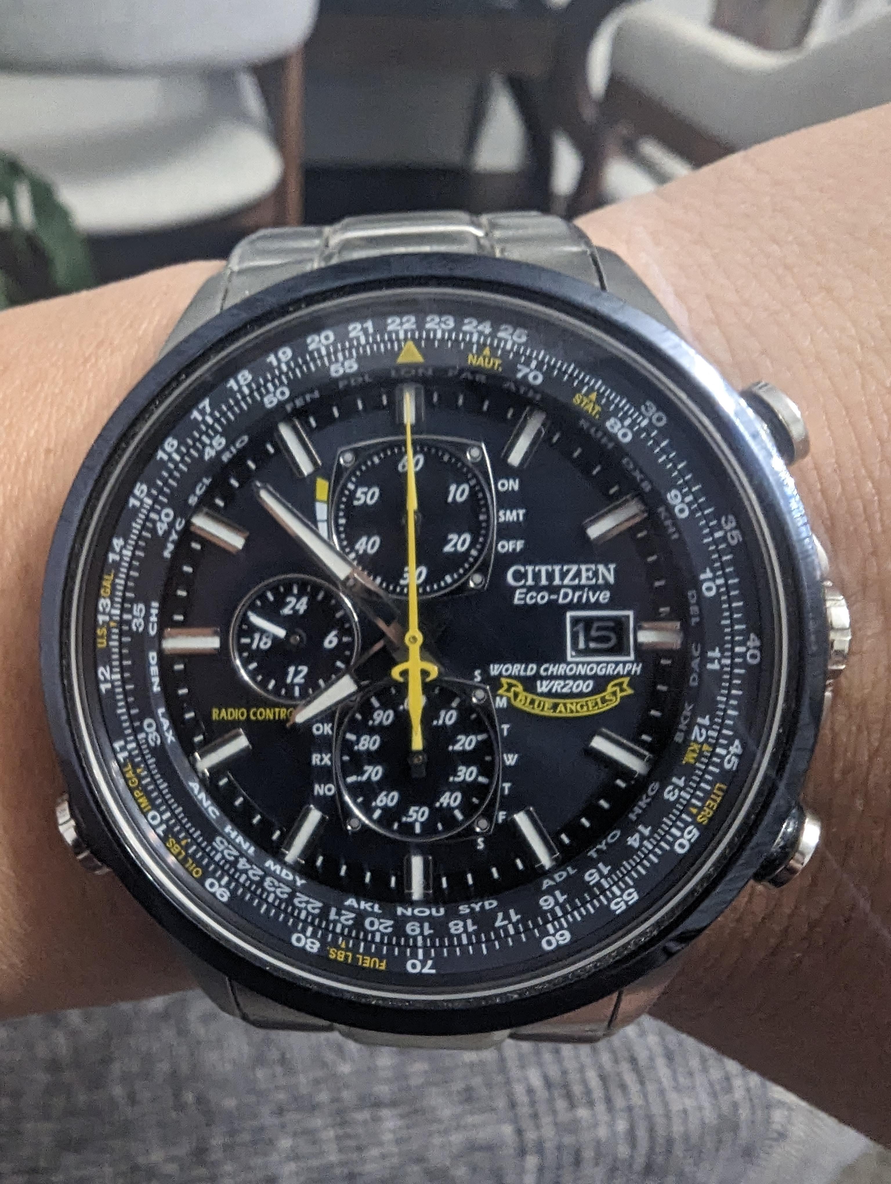 World store chronograph wr200