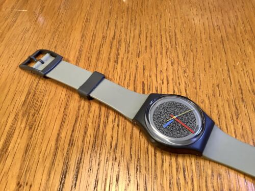 swaTch Grey Flannel GA104 1987 ( 1980 display picture 1
