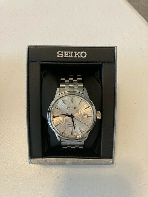 Seiko Presage Cocktail Time White Dial Stainless Steel - SRPB77 ...