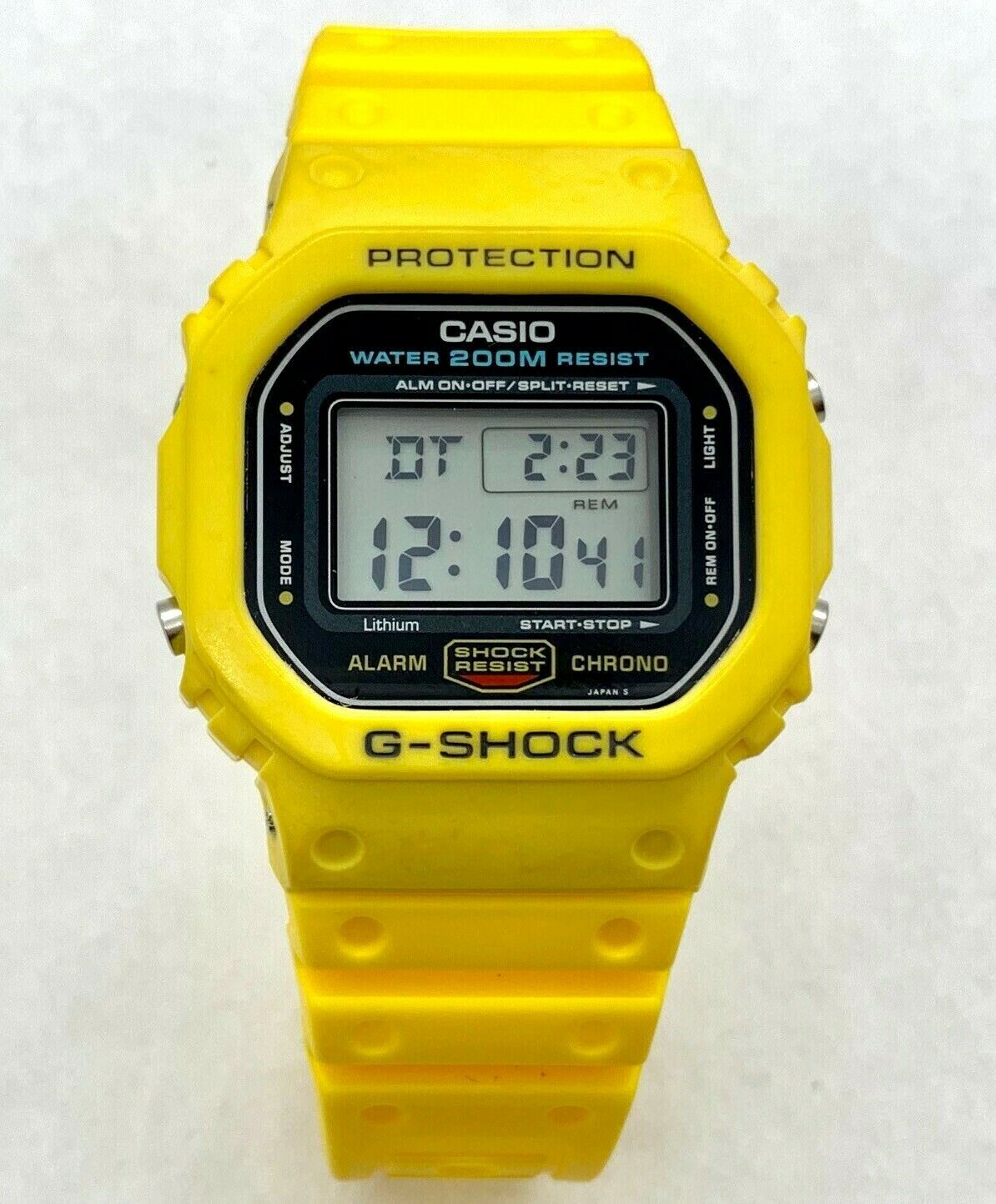 Vintage CASIO G SHOCK DW 5600 691 Yellow Speed Japan A WatchCharts