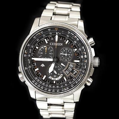 CITIZEN PROMASTER Sky Chronograph BY0080-57E Solar Gray Dial Titanium Mens  | WatchCharts Marketplace