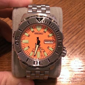 FS: Seiko SKX781 Orange Monster with Strapcode Engineer and OEM rubber  strap- SOLD | WatchCharts