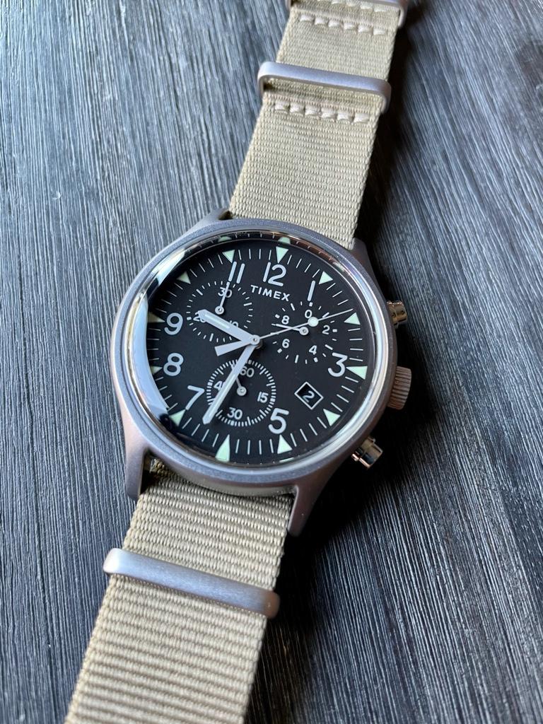 Timex deals domed crystal