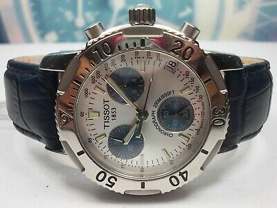 TISSOT 1853 CHRONOGRAPH DATE STEEL QUARTZ MEN S WATCH T362 462K