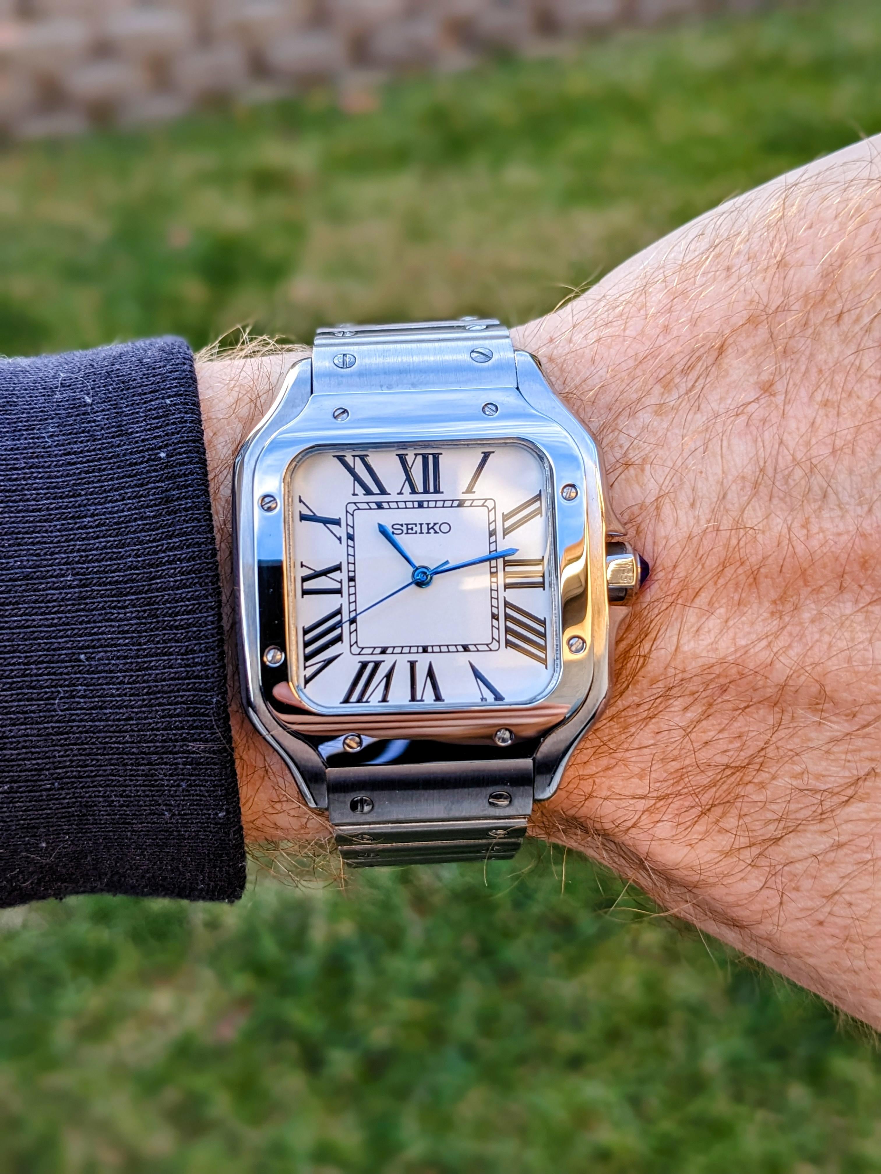 WTS] Custom Santos Mod: The Seiko Santos - Seiko NH35 Auto
