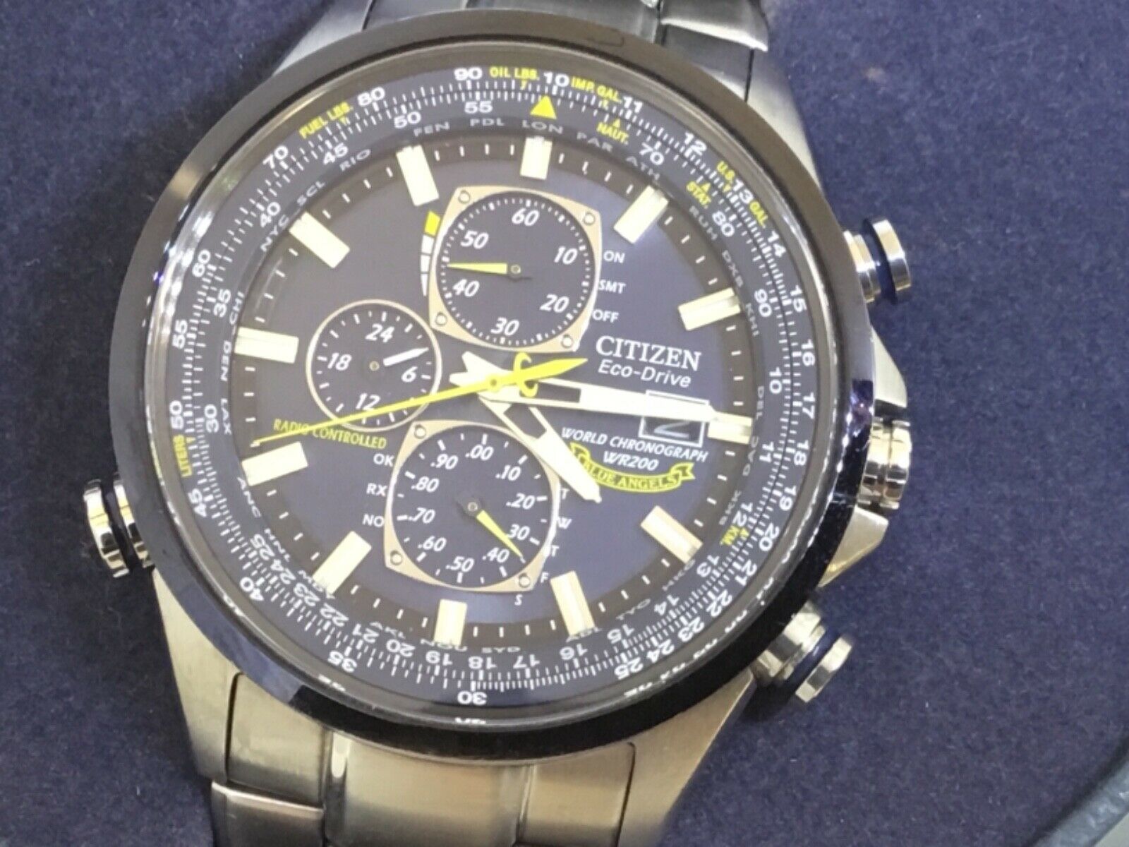Citizen Eco-Drive Blue Angels H800-S081157 WR200 World