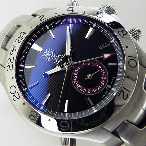 Tag Heuer TAG HEUER WJF2115.BA0587 Link GMT automatic pre owned WatchCharts Marketplace