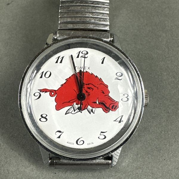 Arkansas Razorback Watch, Vintage Timex wind | WatchCharts Marketplace