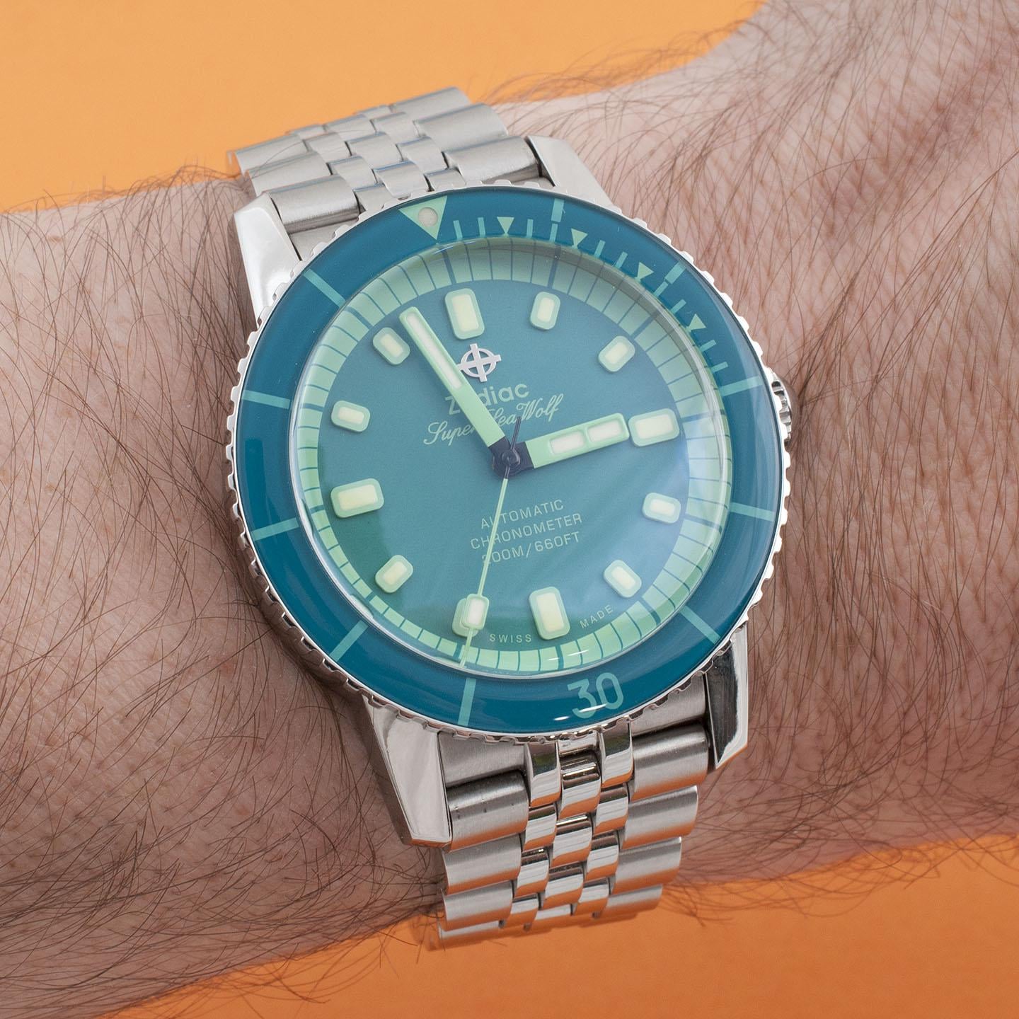 WTS] Zodiac Super Sea Wolf Aquamarine Dream Ablogtowatch Ariel