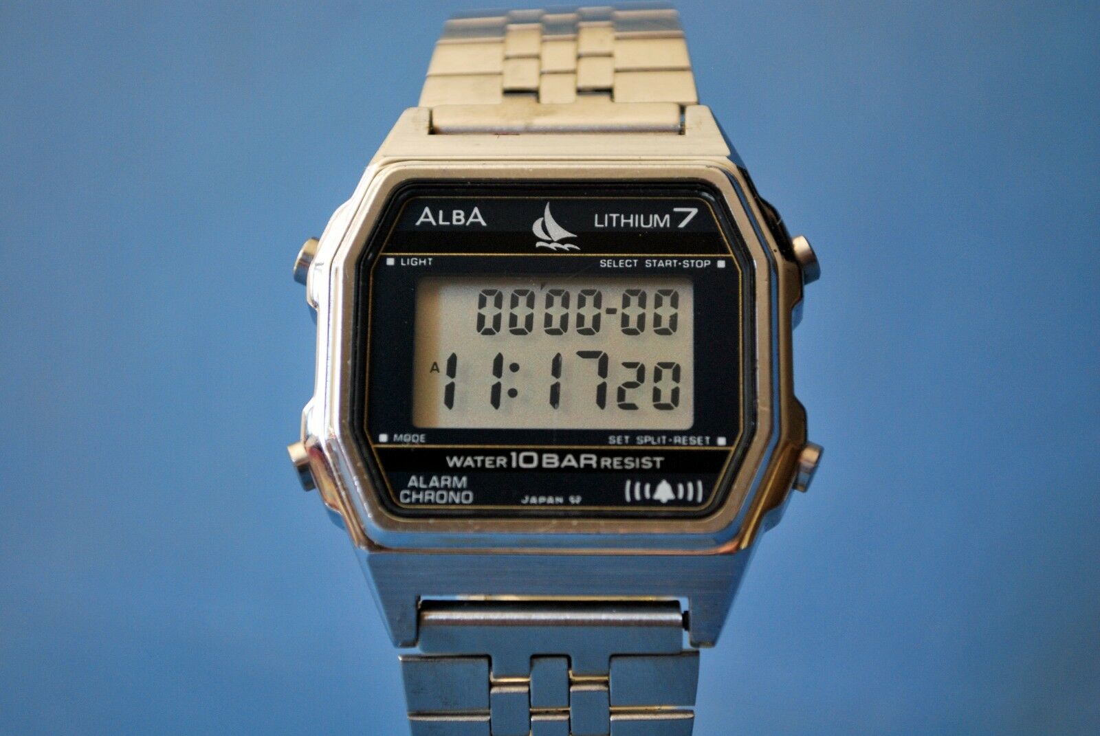 セイコー ALBA デジタル LITHIUM7 ヴィンテージ W309-4210 Seiko Alba Digital Lithium7 Vintage Watch W309-4210 Men Used