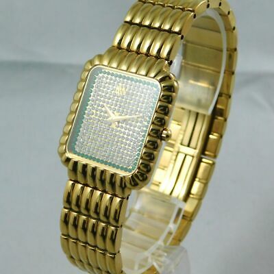 RAYMOND WEIL 4707-2 18K GOLD ELECTROPLATED MENS VINTAGE WATCH