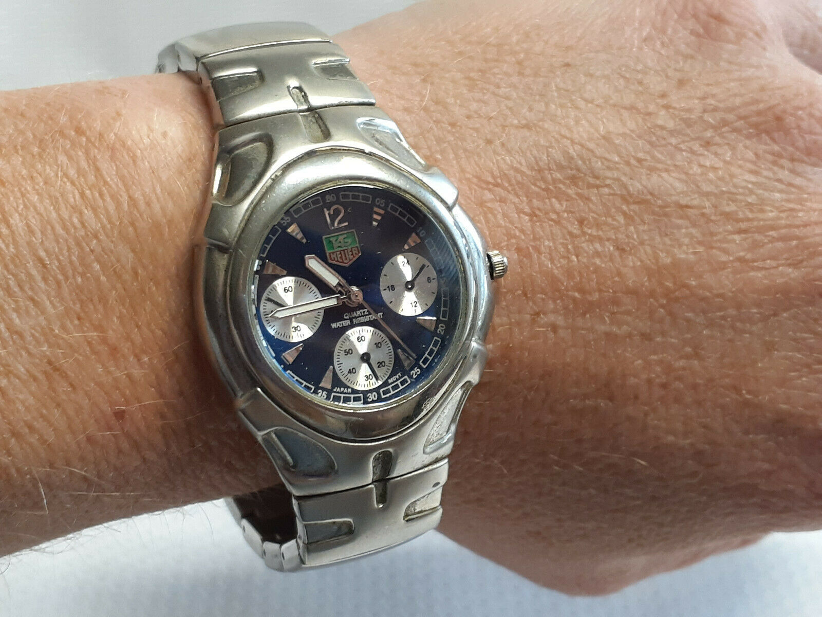 Tag Heuer Watch Stainless 964-013 Swiss Japan Movement Water