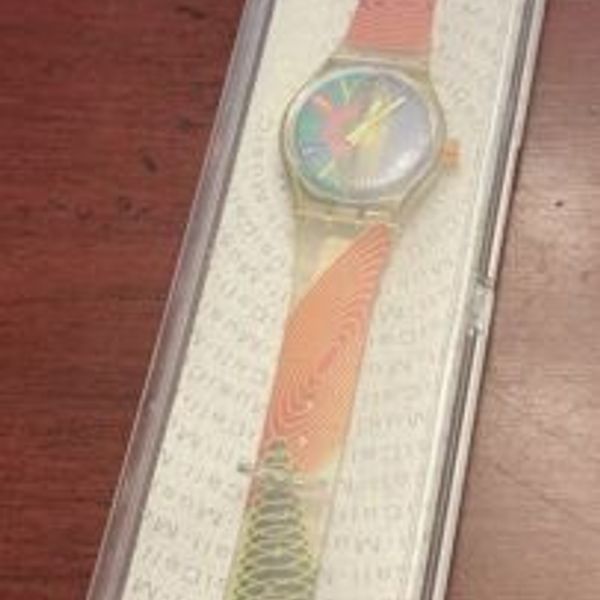 VINTAGE SWATCH WATCH Musicall Tambour SLJ 100 By Philip Glass in original  case