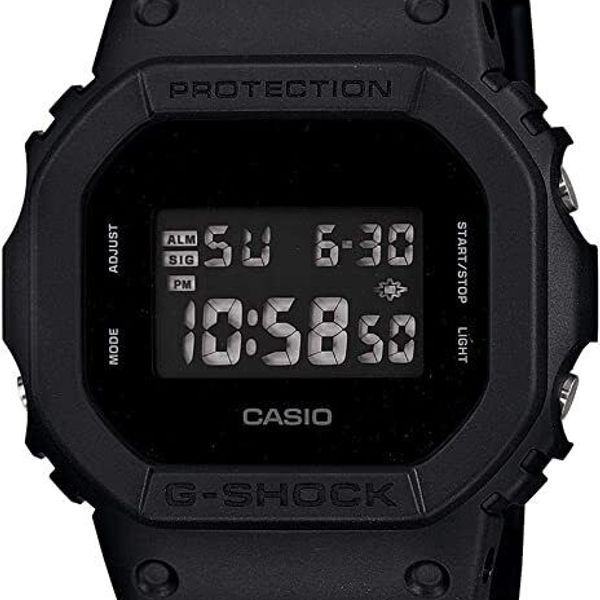 Casio GShock DW5600BB1 Men's Watch DISPLAY Black Resin Quartz Digital