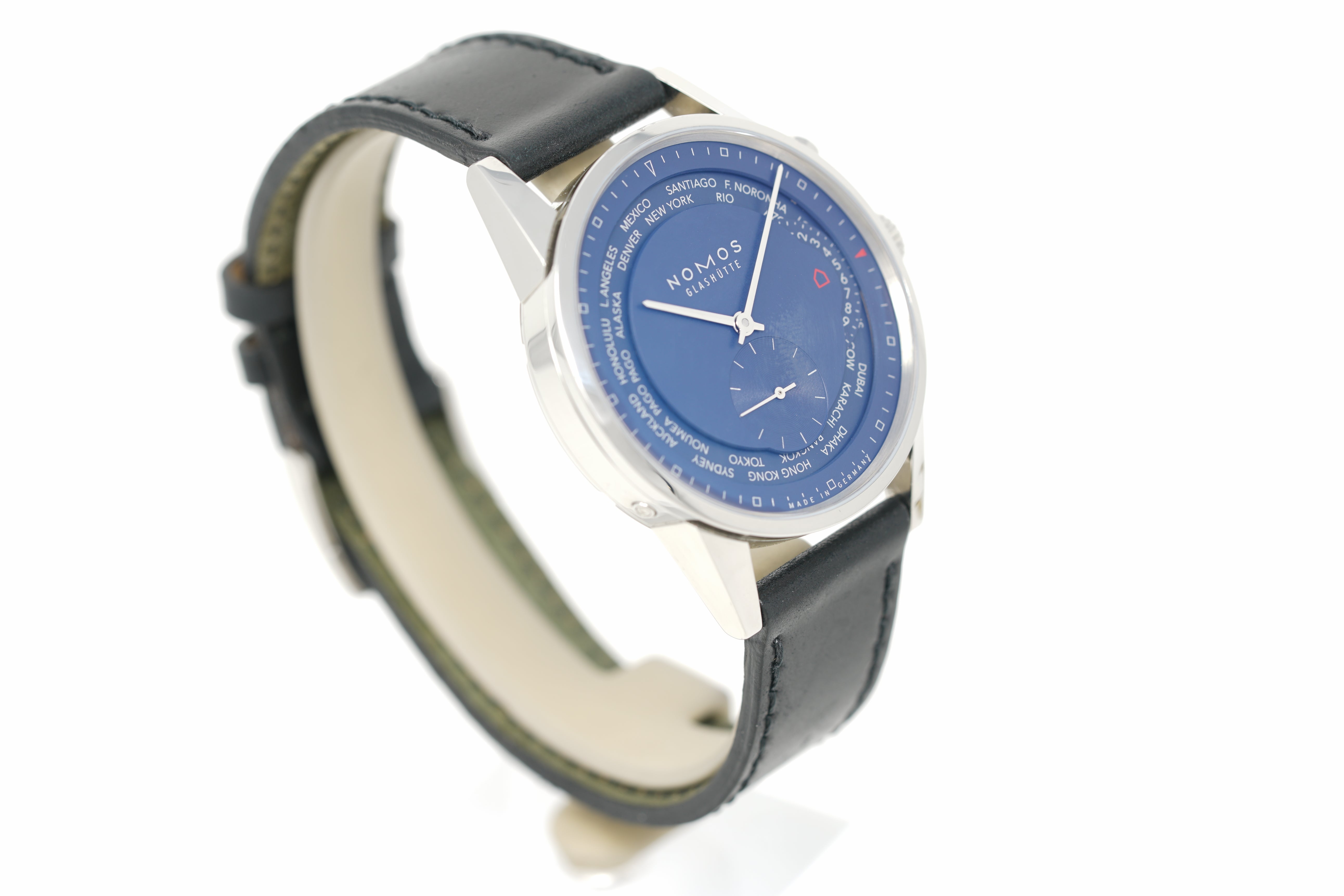 Zürich world time midnight blue — NOMOS Glashütte