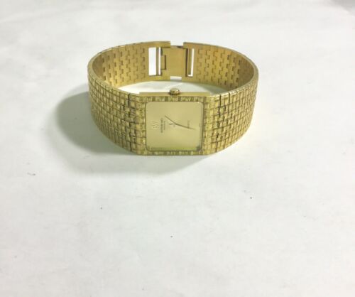 RAYMOND WEIL☆ 腕時計☆18k Exc+5] RAYMOND WEIL Coliseum 18K Gold QZ Watch Used Working