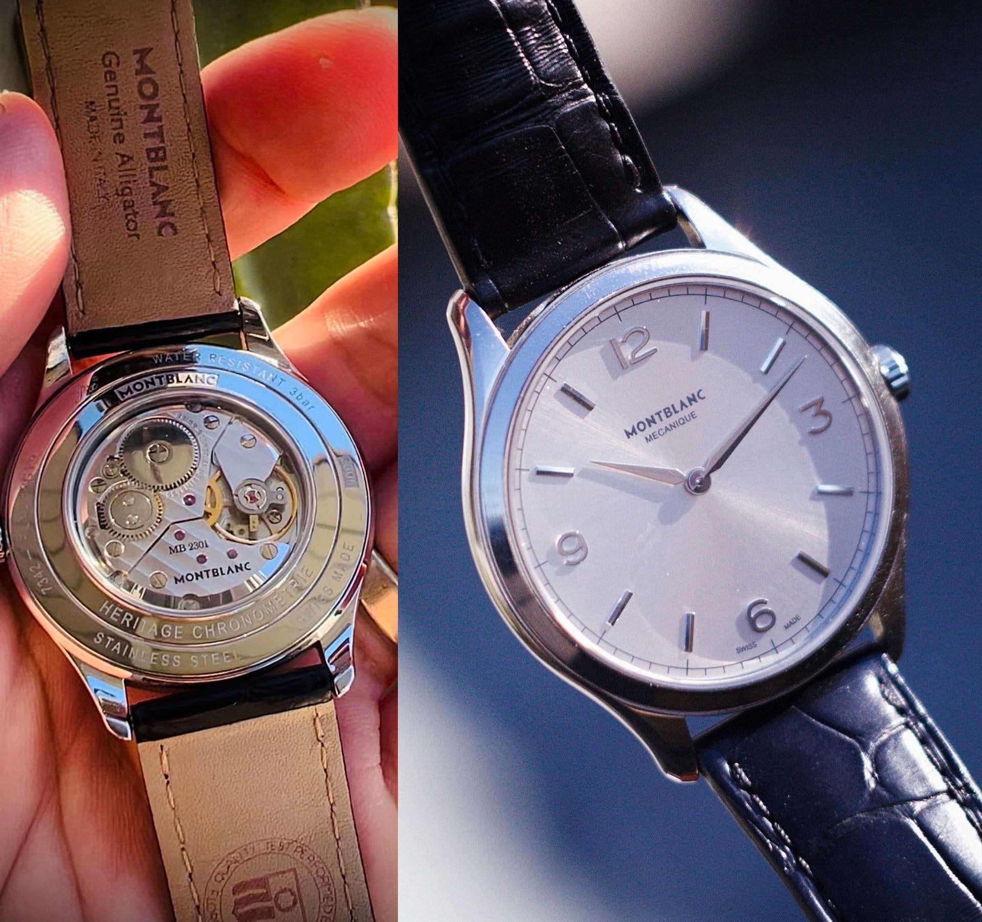 みる様オーダー専用ページ♪ WTS] Montblanc Heritage Chronométrie Ultra Slim Manual-winding ref