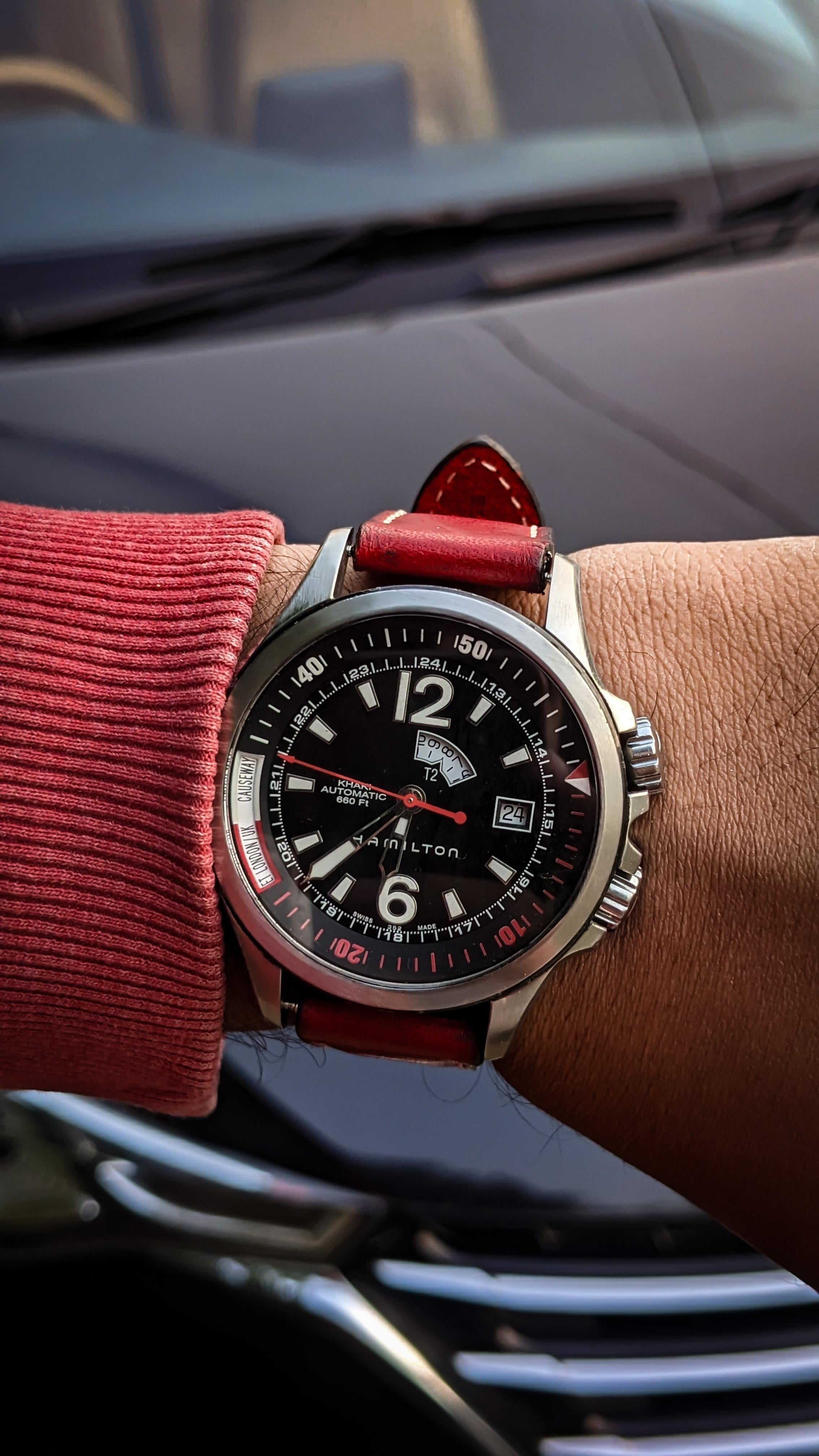 WTS] Hamilton Khaki ✨????Navy GMT h77555735 Men's Watch in 520