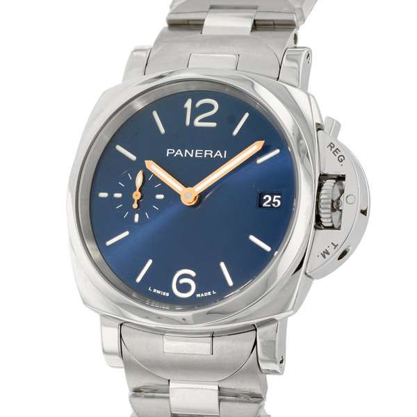 Panerai Luminor Due PAM01123 PANERAI Watch Blue Dial [Used] | WatchCharts
