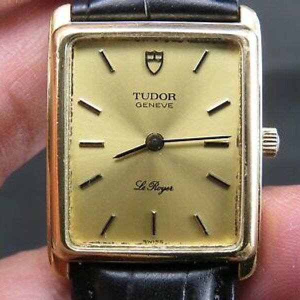 VINTAGE TUDOR GENEVE LE ROYER GOLD PLATED SWISS MANUAL VINTAGE TUDOR GENEVE LE ROYER GOLD PLATED SWISS MANUAL