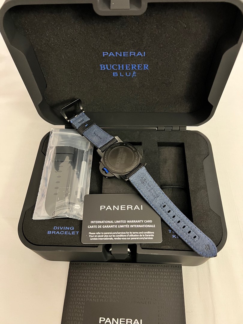 Panerai Luminor GMT PAM 1176 Bucherer Blue Limited Edition 44mm