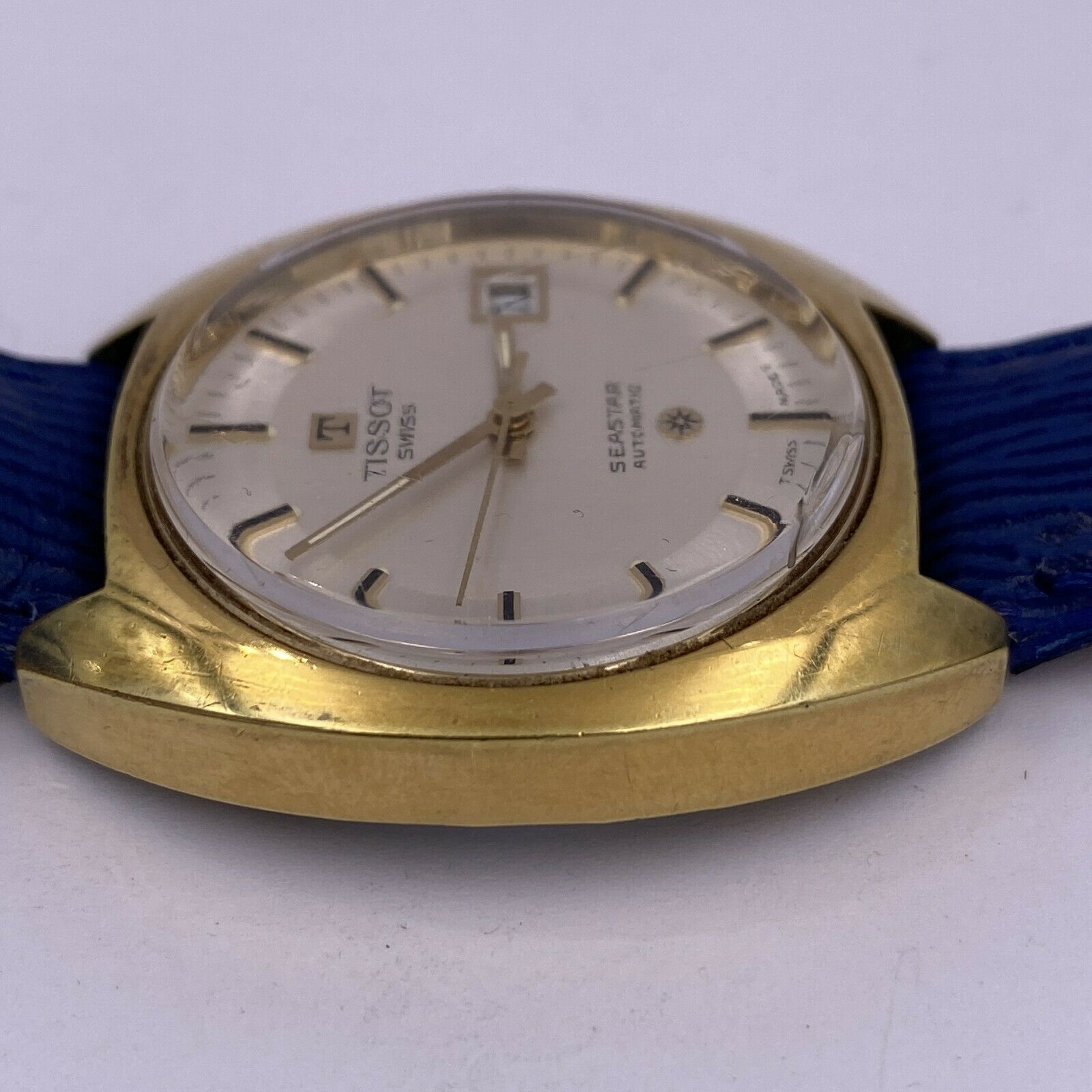 Tissot vintage 1974 seastar automatique 44585 7X cal 2481 gold