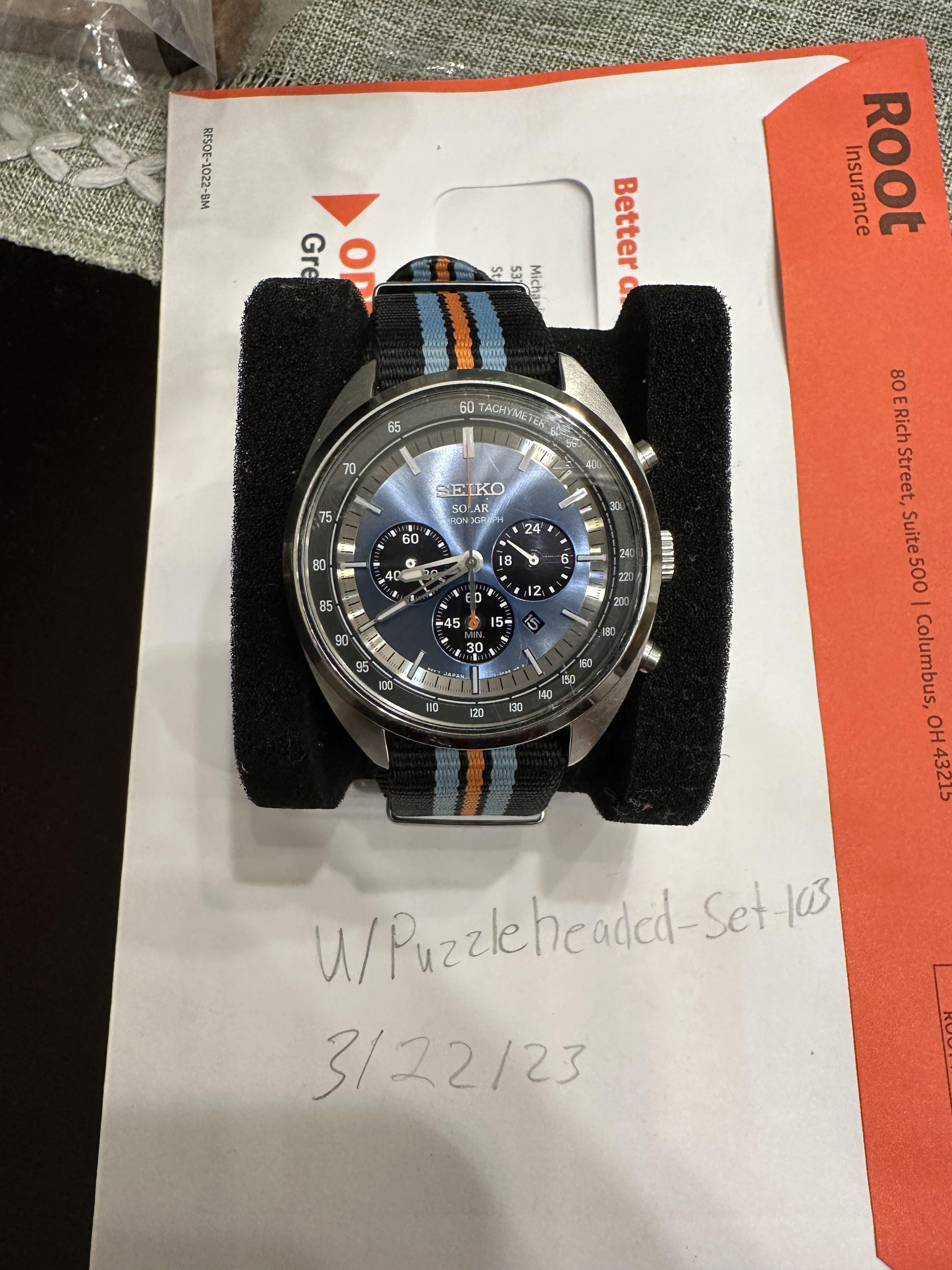 WTS/WTT] Seiko SSC667 Solar Chronograph Watch - $199 | WatchCharts