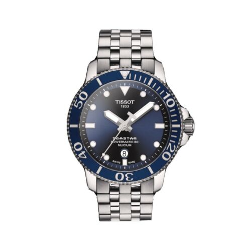 Tissot Seastar 1000 Blue Men's Watch - T120407A | WatchCharts Marketplace