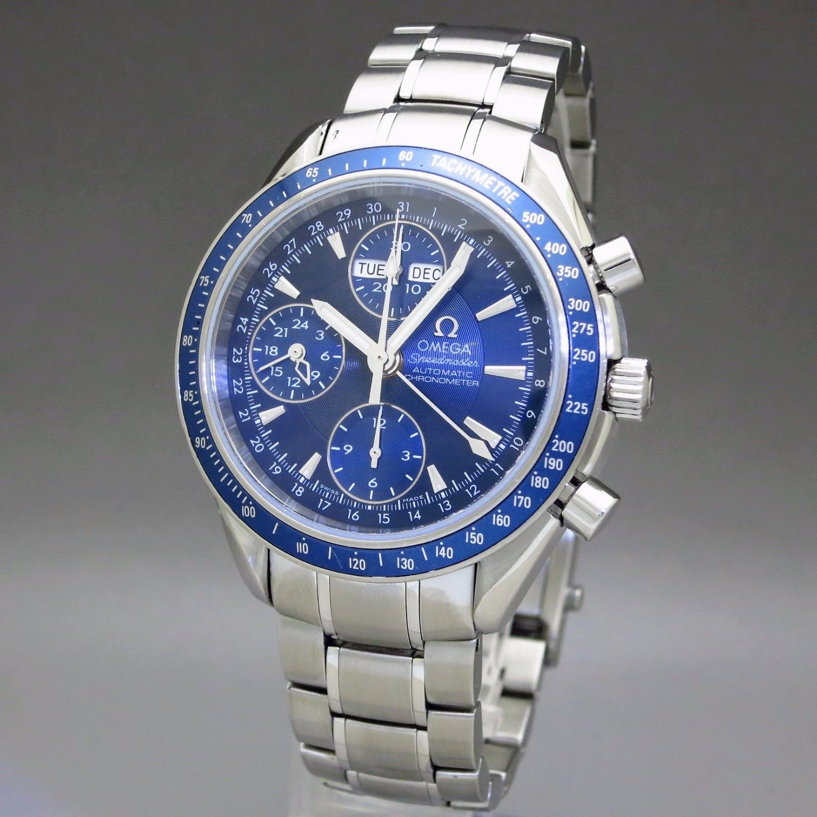 FS OMEGA SPEEDMASTER DAY DATE CHRONOGRAPH 3222.80 40MM AUTO QK116 WatchCharts Marketplace