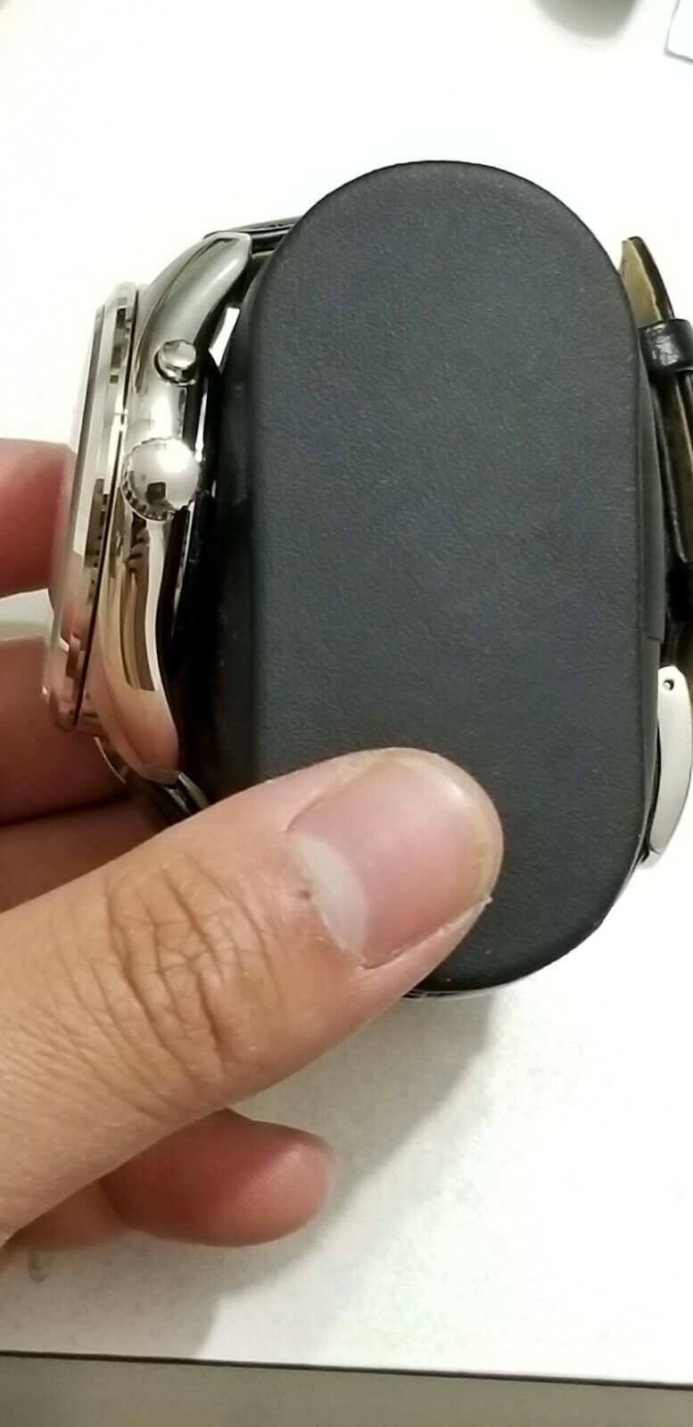 seiko kinetic leather strap srn071 srn071p1 srn071p men's watch