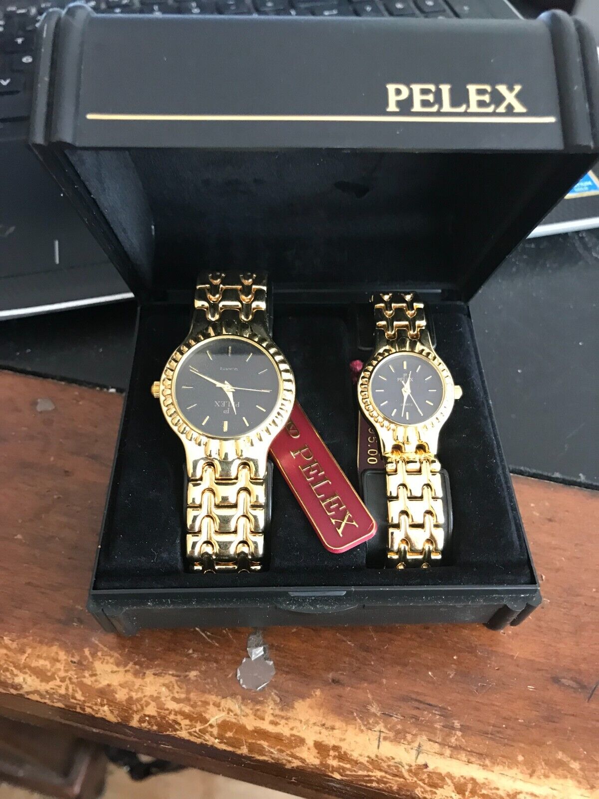 Pelex watches 18k on sale gold