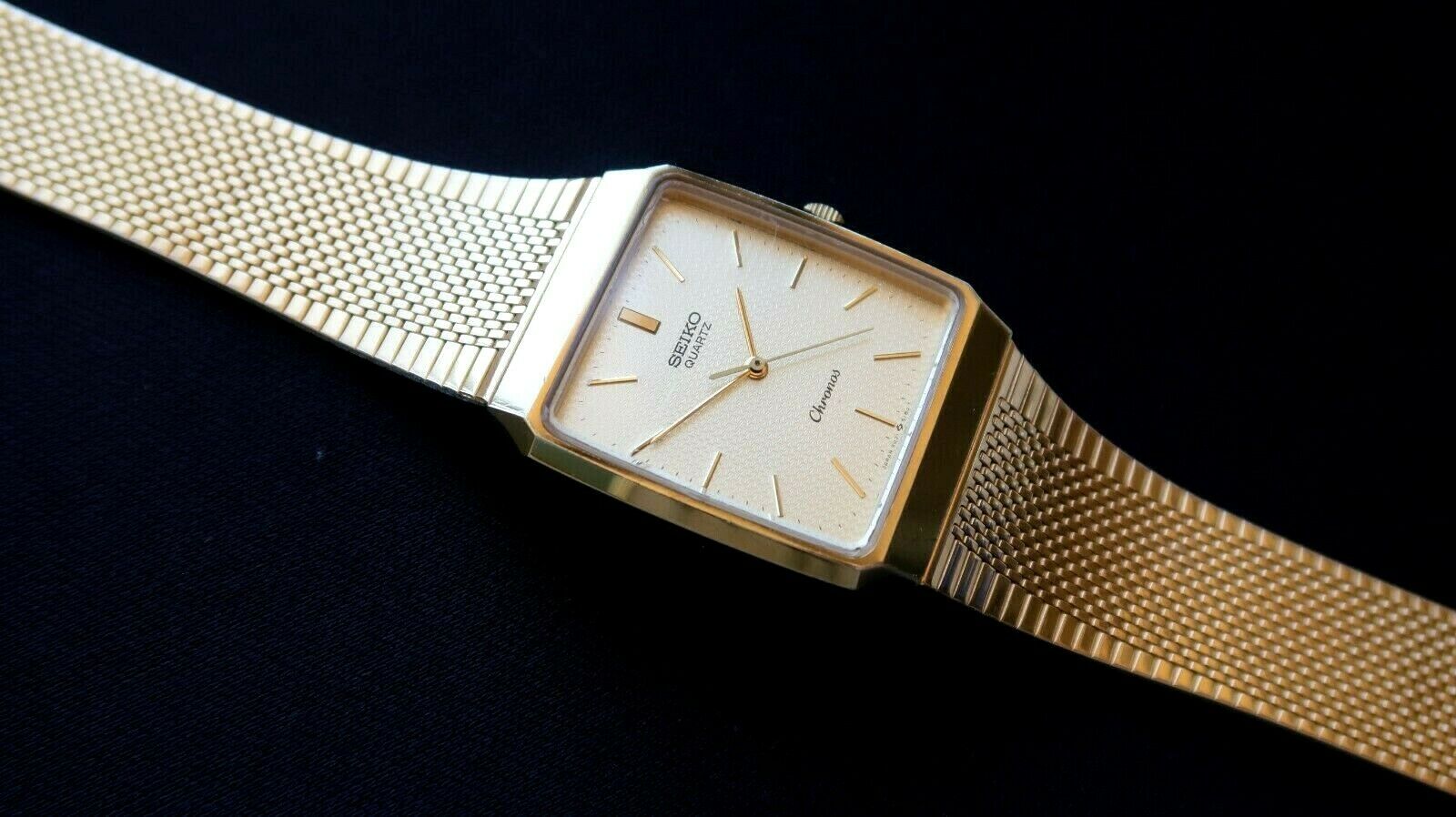 Seiko Chronos Gold Men's Quartz Watch - 1987 JDM 9021-5220 