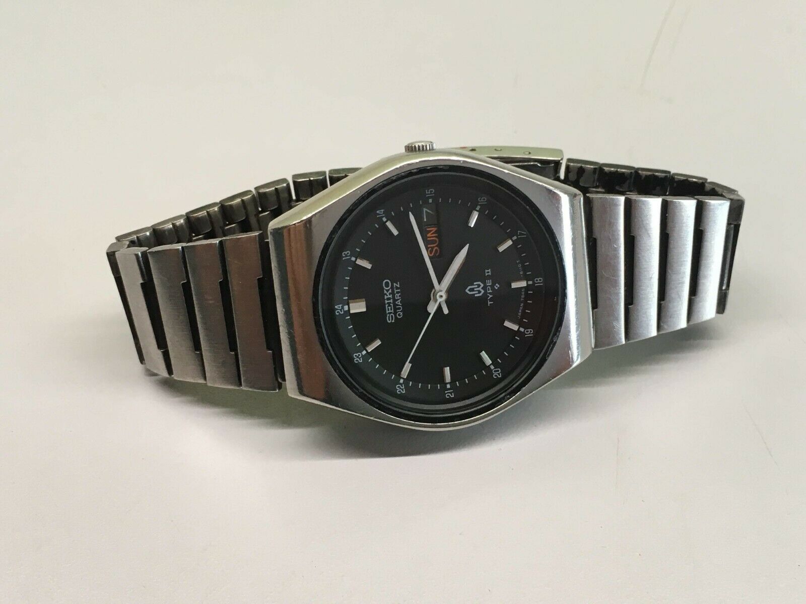 Vintage SEIKO 7546-8090 TYPE II quartz watch original new battery