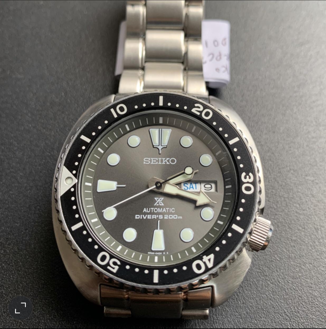 Seiko anthracite turtle sale