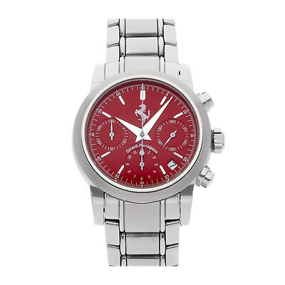 Girard Perregaux Ferrari Chrono Auto 38mm Steel Mens Bracelet